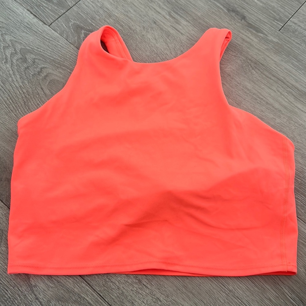 Athleta Conscious Crop Coral Volt